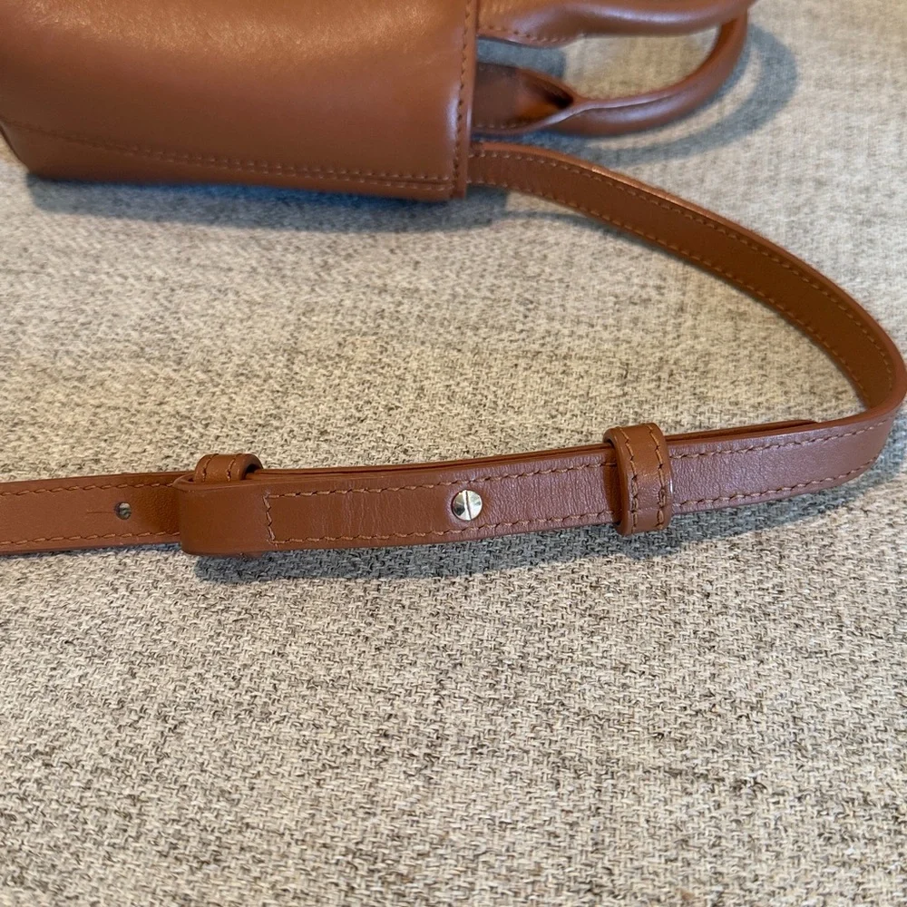 Claudie Perlot Mini Shoulder Bag Used Caramel Brown used